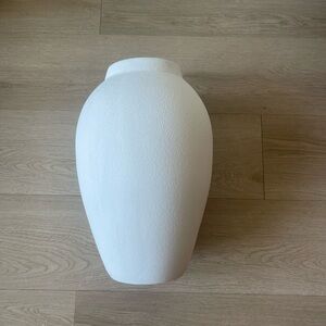 White Textured Vase